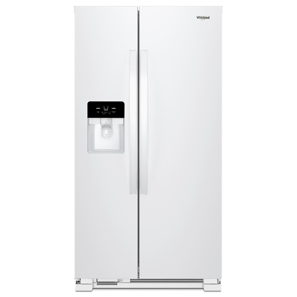 Whirlpool 21 Cf Side By Side Refrigerator White | RLW Supply Co