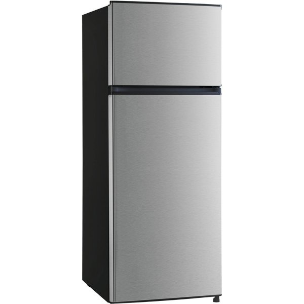 VISSANI 7.1 cu. ft. Top Freezer Refrigerator In Stainless Steel Look