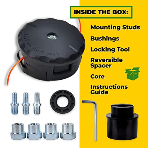Universal String Trimmer Head Replacement Easy Line QuickLoad Bump
