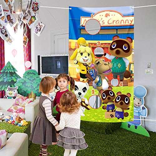 Animal Crossing Bean Bag Toss Game Outdoor Indoor Game for Kids Adults