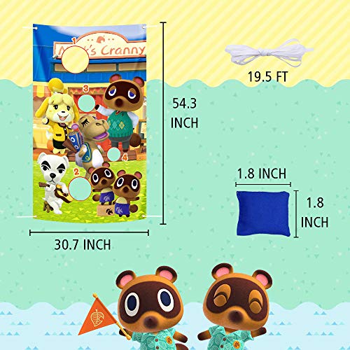 Animal Crossing Bean Bag Toss Game Outdoor Indoor Game for Kids Adults