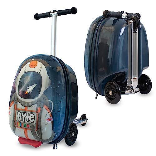 FLYTE Scooter Suitcase Folding Kids Luggage Sammie the Spaceman, 18