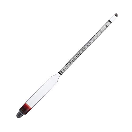 UPROMAX Hydrometer Alcohol 0200 Proof and Tralle , Alcohol Proof