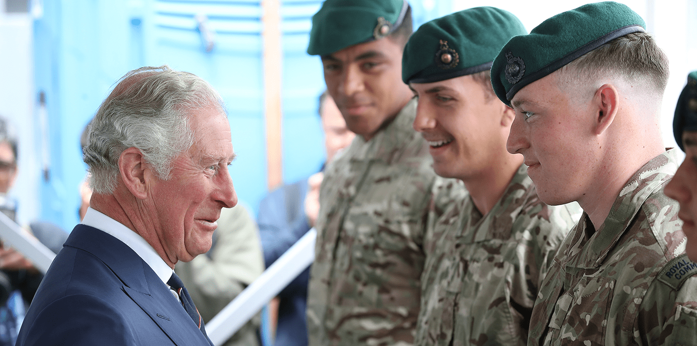 His Majesty The King is announced as Captain General Royal Marines on