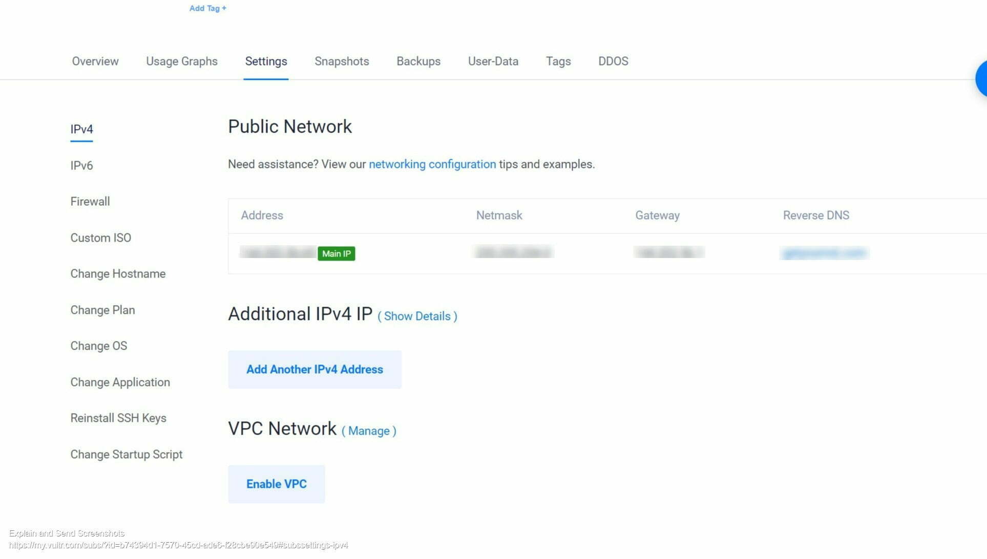 Cyberpanel email log IP address does not have a PTR record setup 550