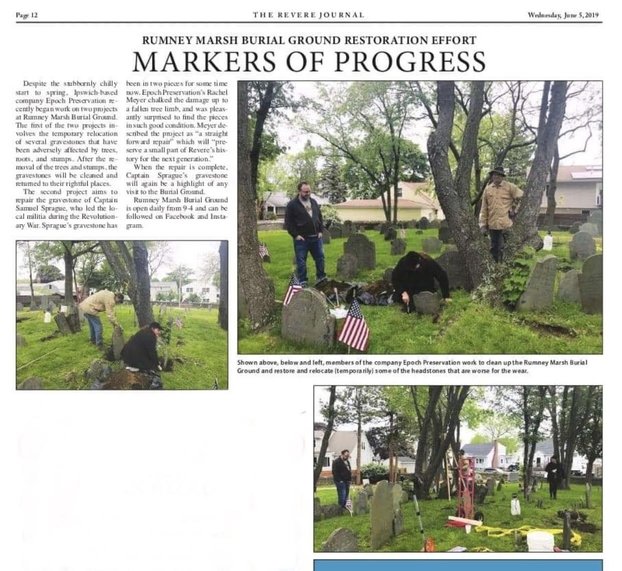 Markers of Progress The Revere Journal, June 5, 2019