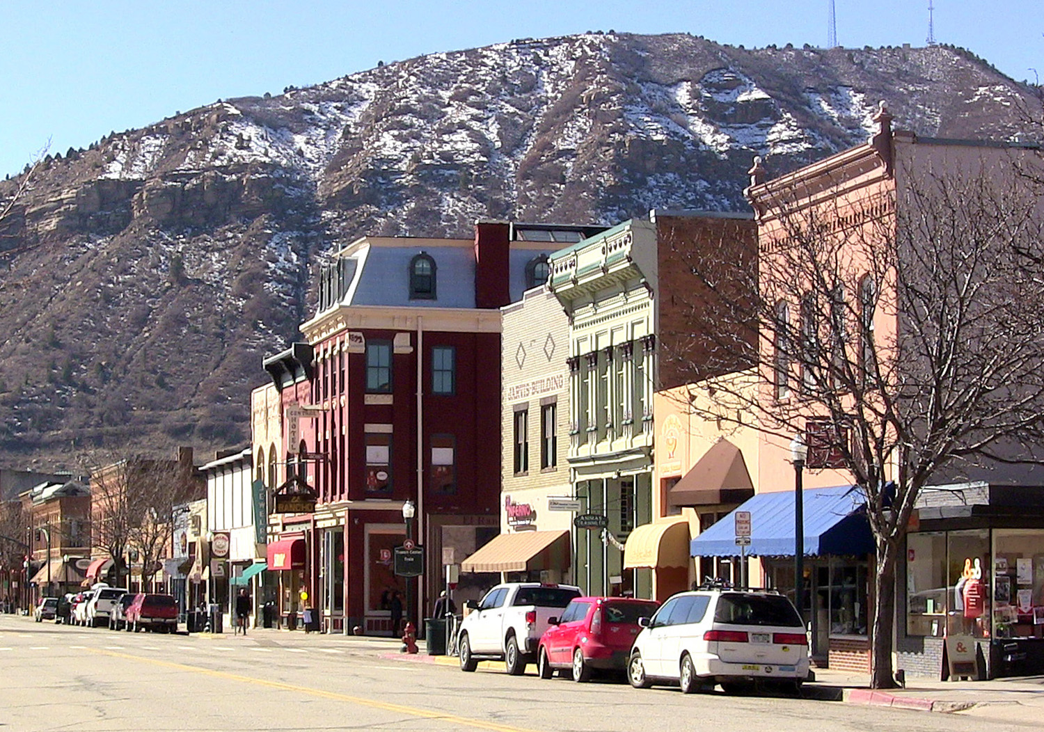 Twilight Scenic View of Vail Village with Gore Range and the Lodge at
