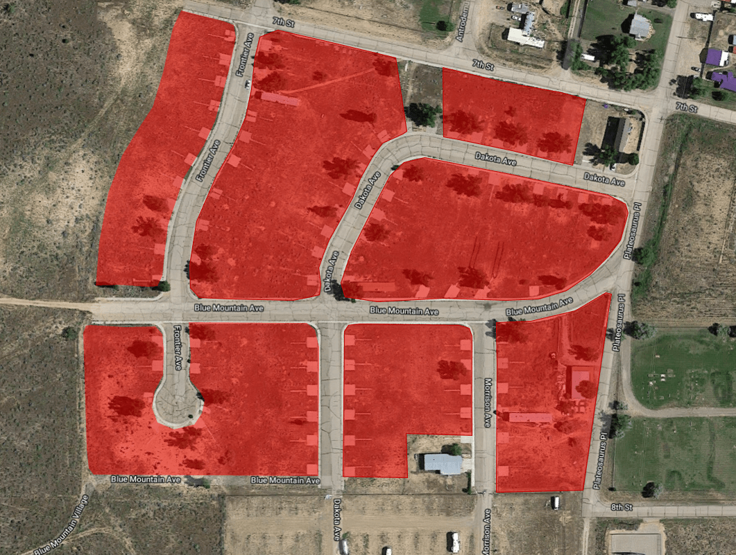 aerial parcels Rocky Mountain Commercial Real Estate