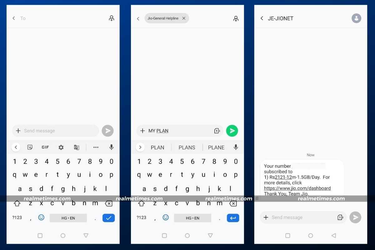 How to Check Jio Data, Validity, Talktime Balance Online on Realme