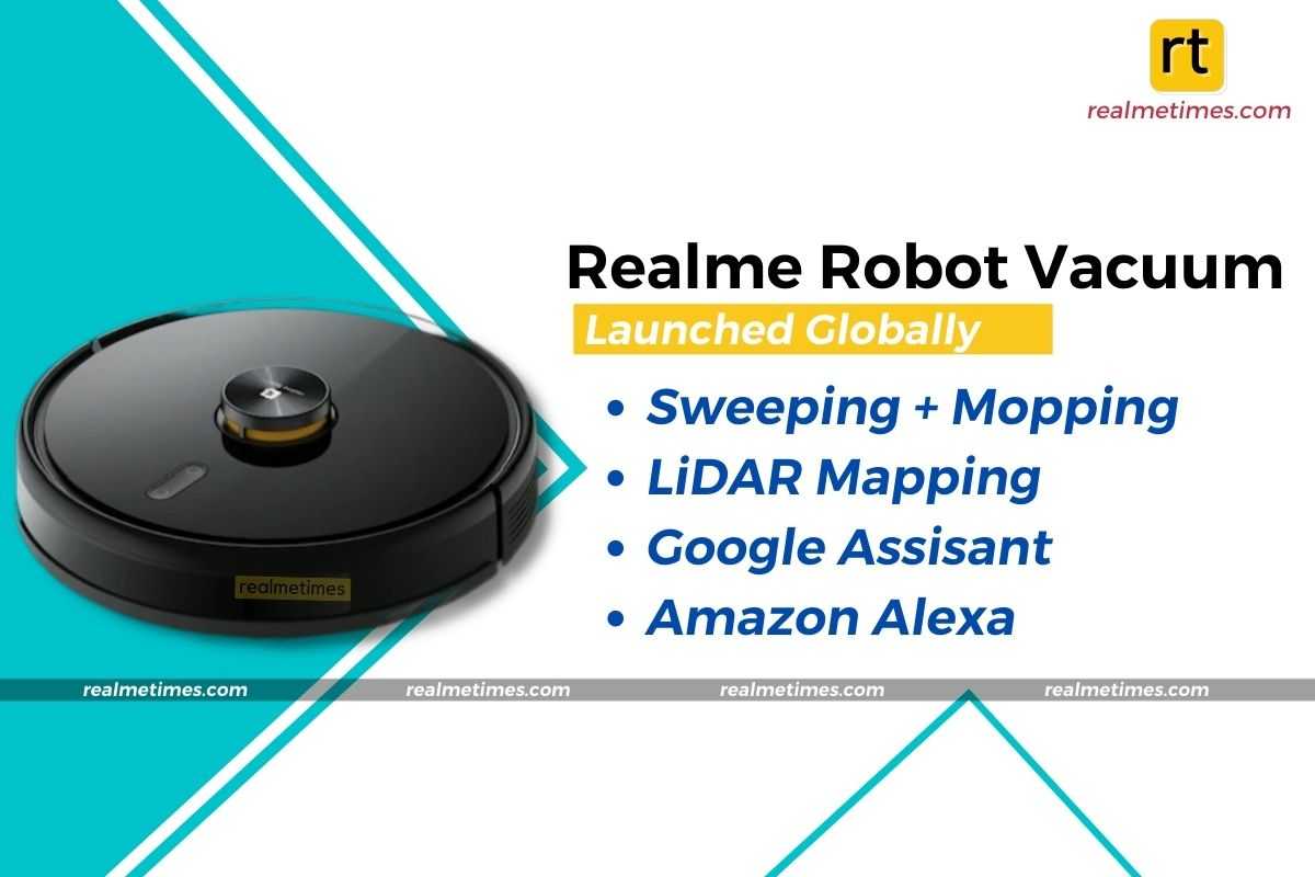 Realme TechLife Robot Vacuum With LiDAR Navigation System, Alexa