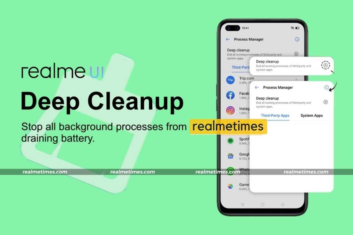 How to Use the Deep Cleanup Feature in Realme UI to Save Battery Life