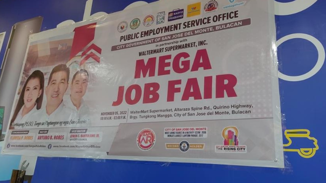 Mega Job Fair ng San Jose, Del Monte, Bulacan PESO, umarangkada na