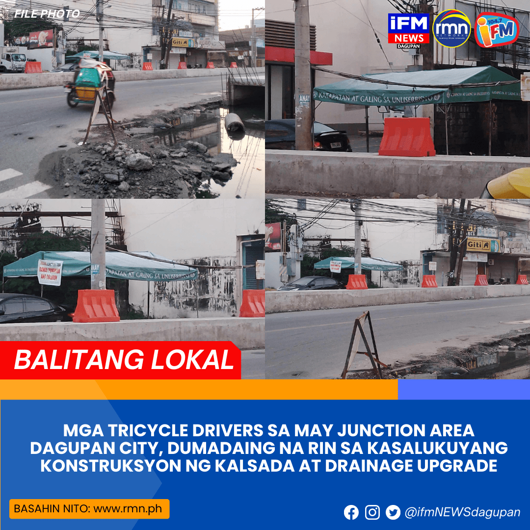 MGA TRICYCLE DRIVERS SA MAY JUNCTION AREA DAGUPAN CITY, DUMADAING NA