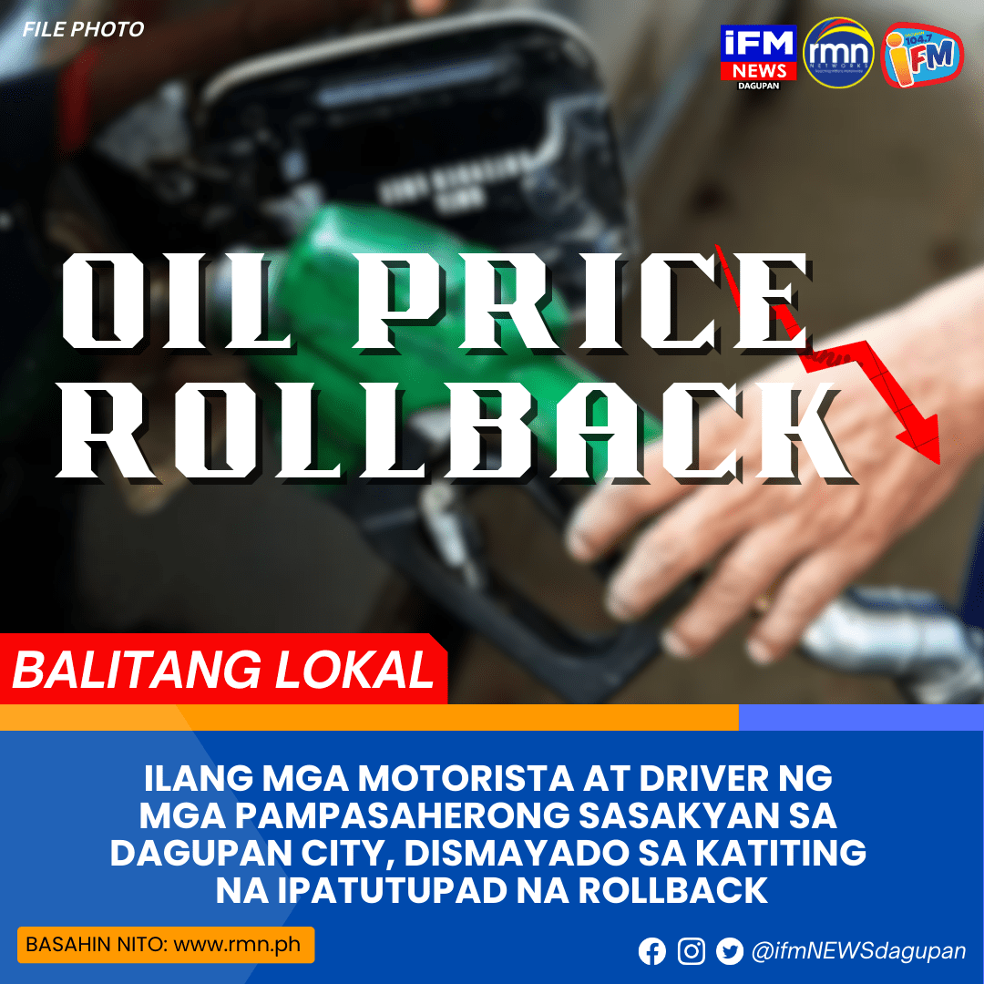 ILANG MGA MOTORISTA AT DRIVER NG MGA PAMPASAHERONG SASAKYAN SA DAGUPAN
