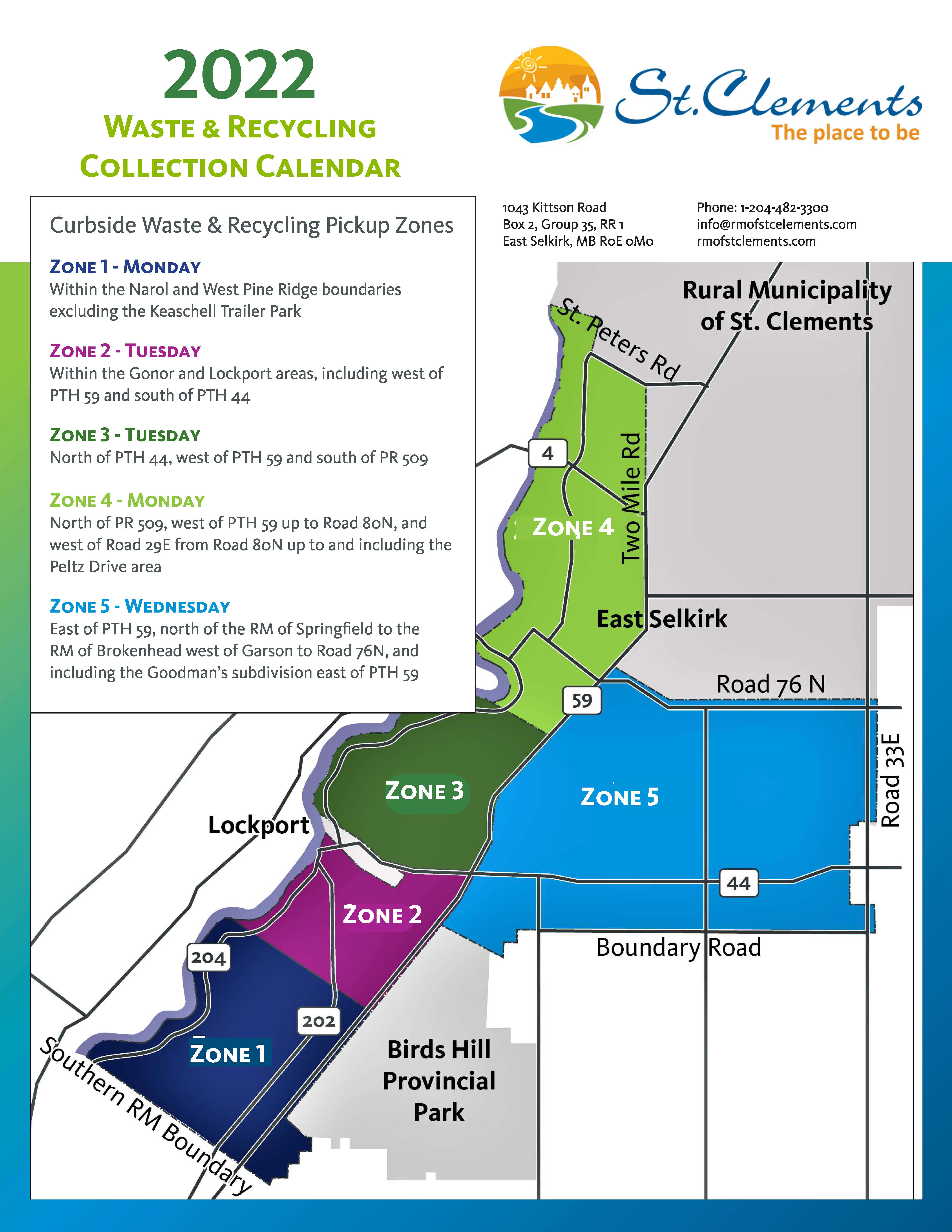 Curbside Pickup Rural Municipality of St. Clements