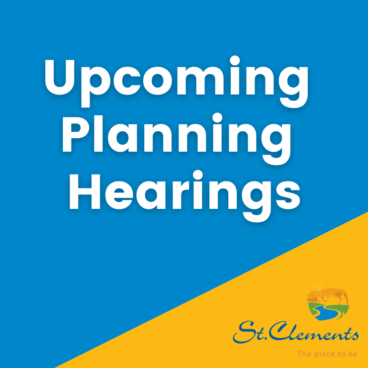 Planning Hearings Rural Municipality of St. Clements