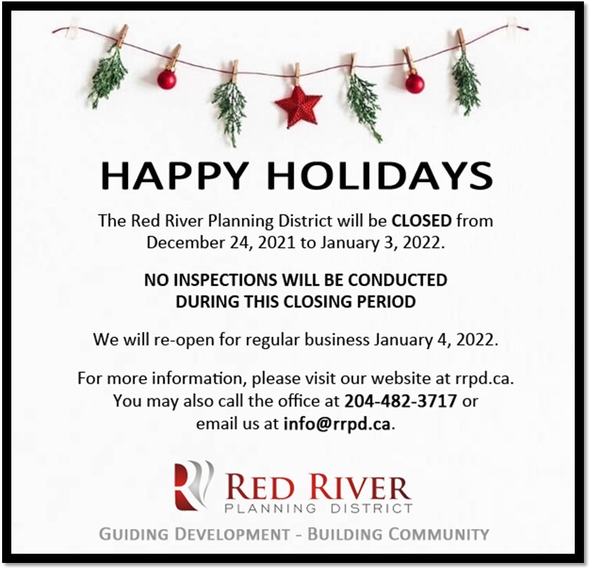 RRPDHolidayHours Rural Municipality of St. Clements