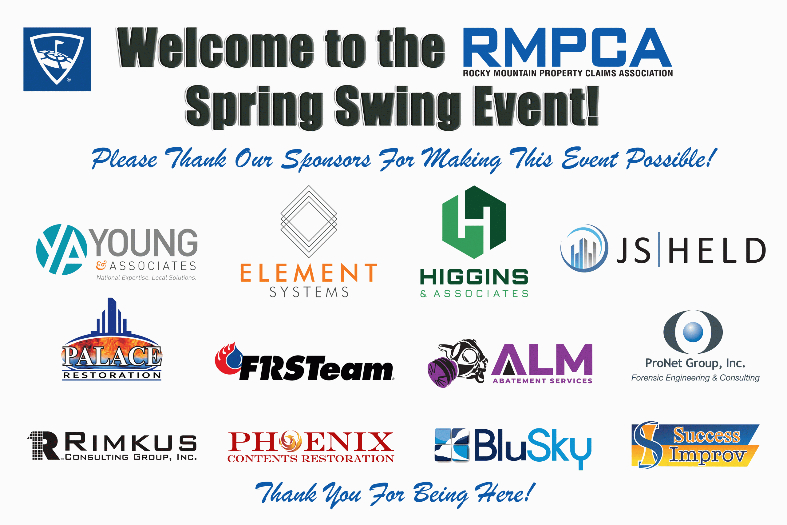 Spring Swing at Top Golf Rocky Mountain Property Claims Association