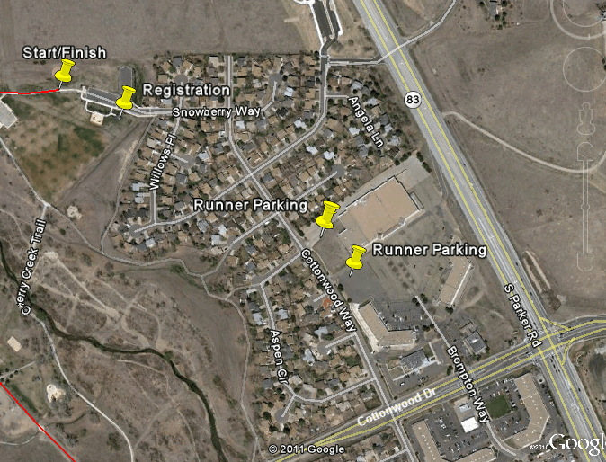 Cottonwood Park in Parker 10M Trophy Series Course Rocky Mountain