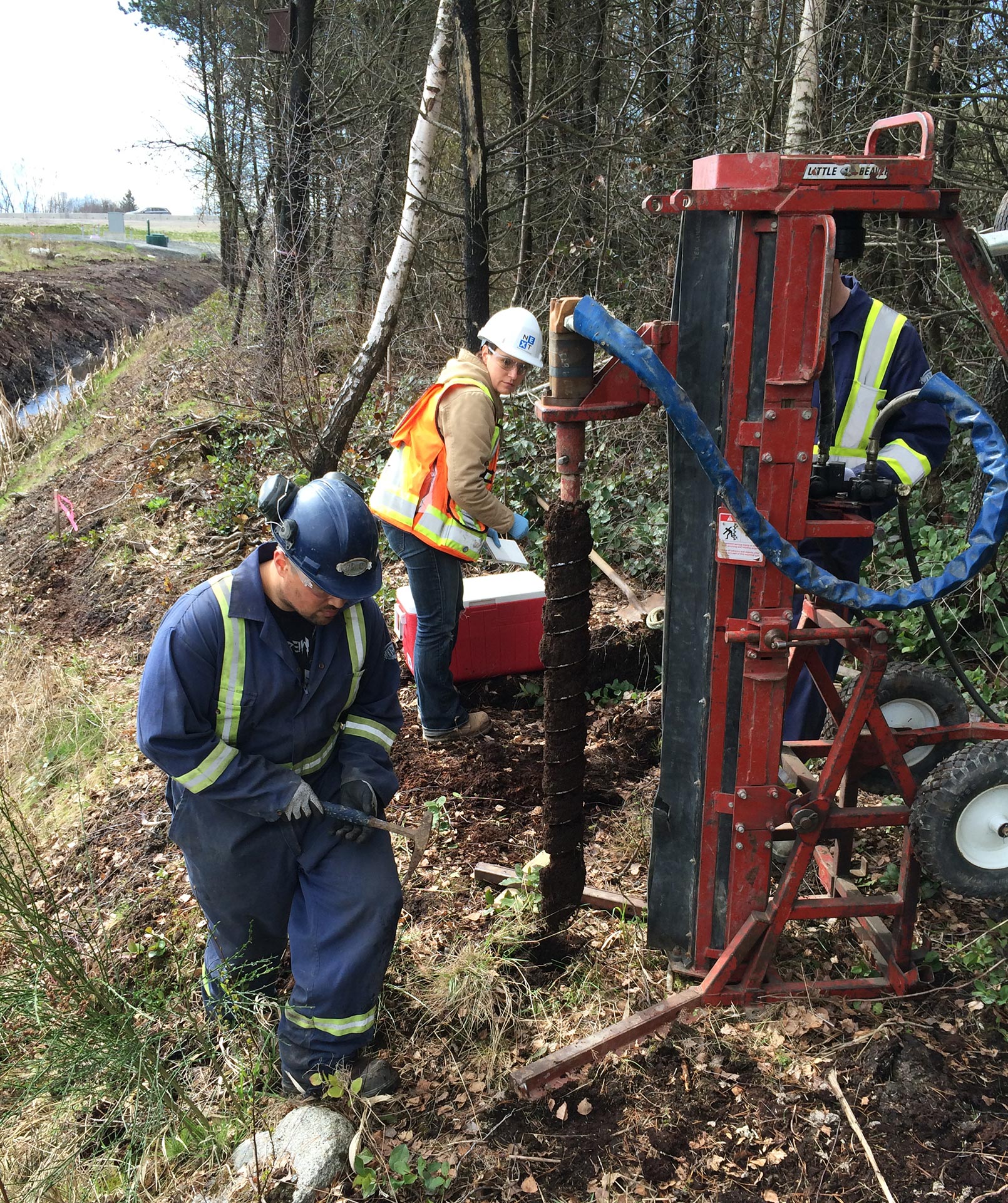 Big Beaver Portable Auger Drill Rocky Mountain Soil Sampling
