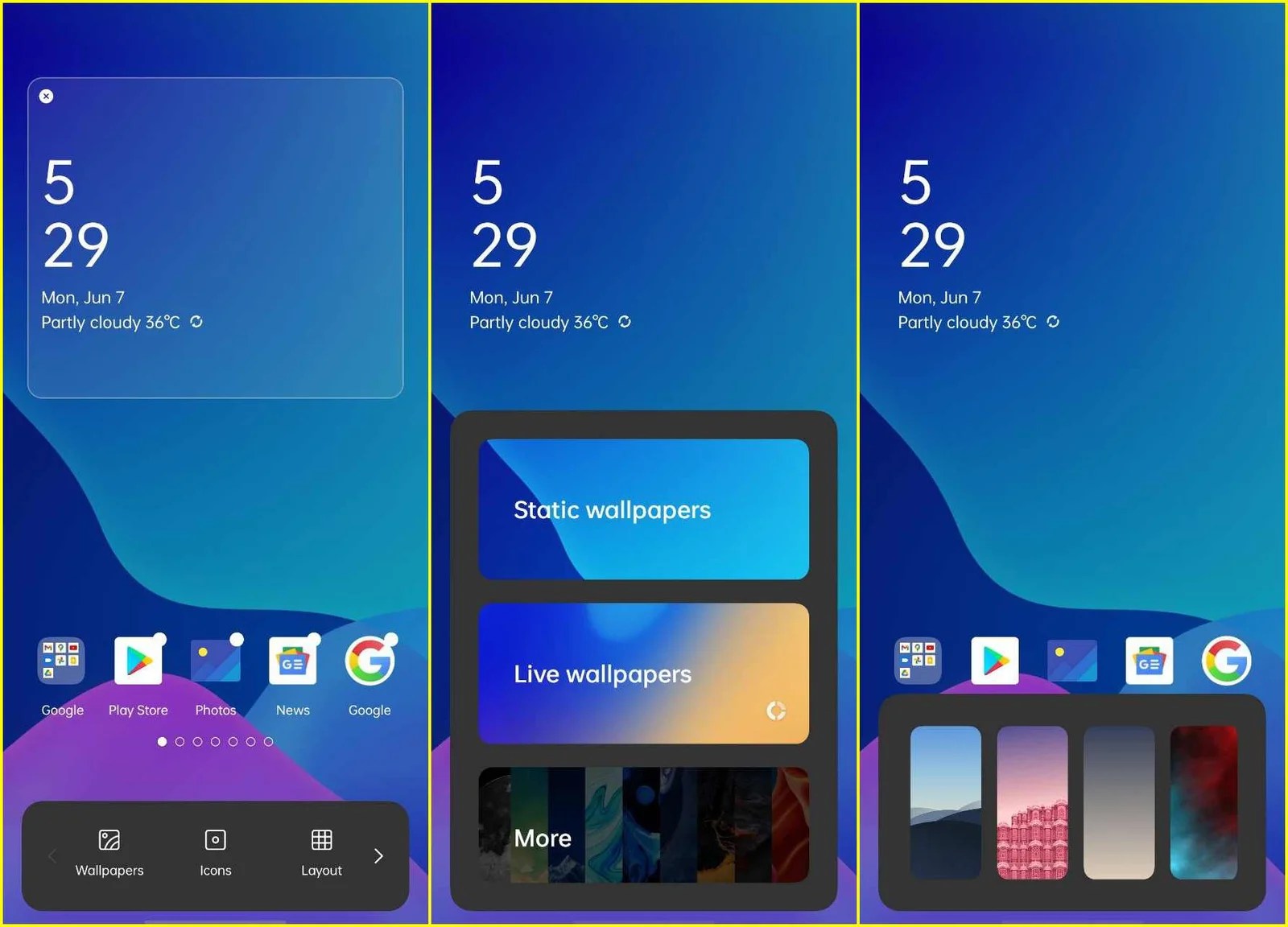 Realme UI 2.0 How to set videos as Live Wallpapers on phones