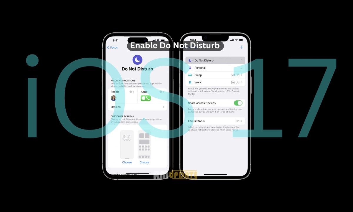 How To Enable Do Not Disturb On iOS 17?