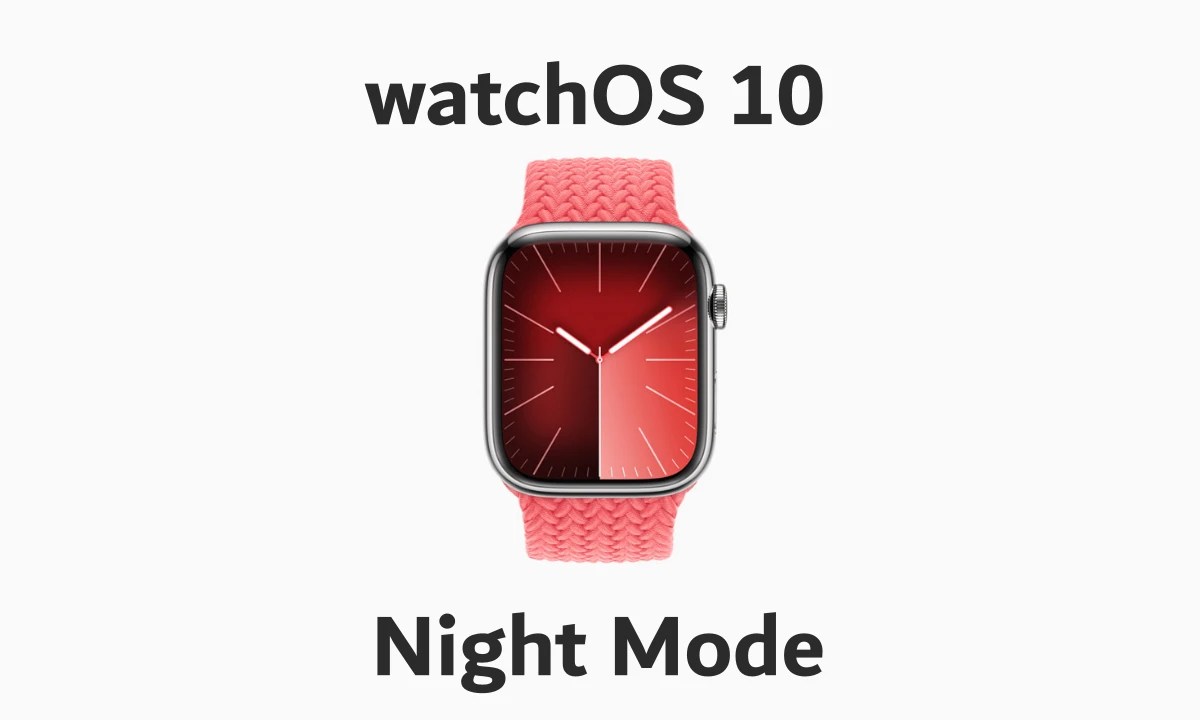 watchOS 10 Apple Watch Ultra Automatically Night Mode
