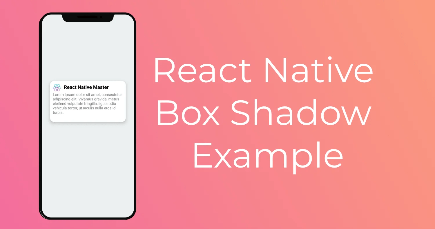 React Native Shadow Box Generator Example React Native Master