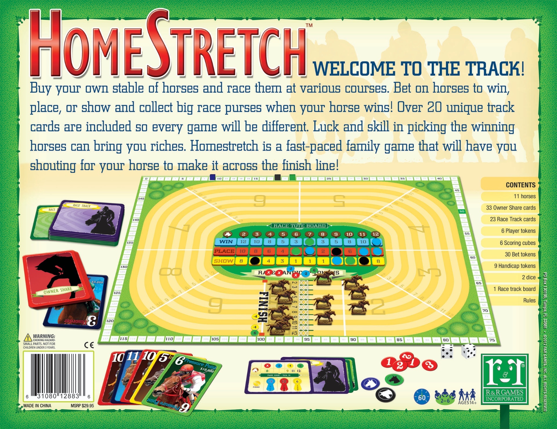 Homestretch® Strategy Games R&R GAMES R&R Games