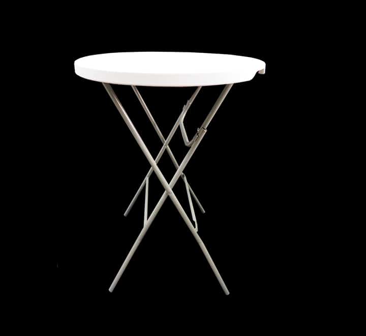 Round Plastic Cocktail Table 80cm Rnsdecorsupplies