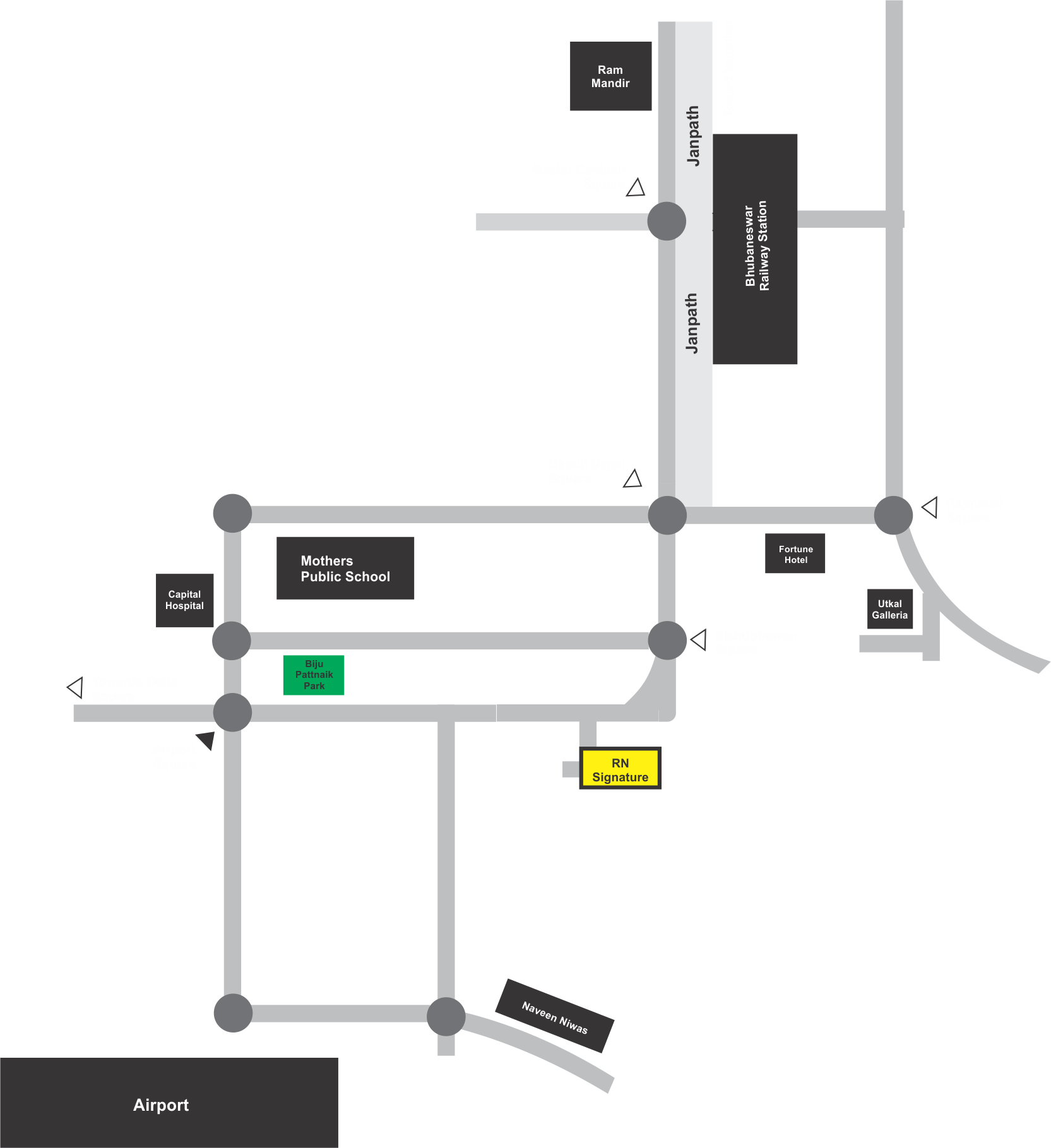RN Signature Ornate 3 BHK at Forest Park, Bhubaneswar