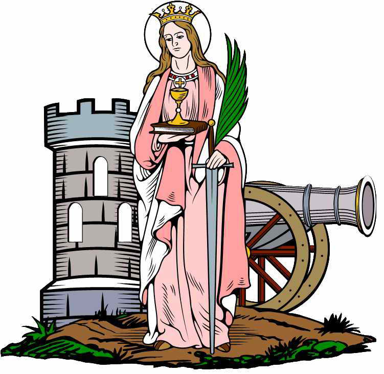The Legend of Saint Barbara "To the Warrior His Arms"