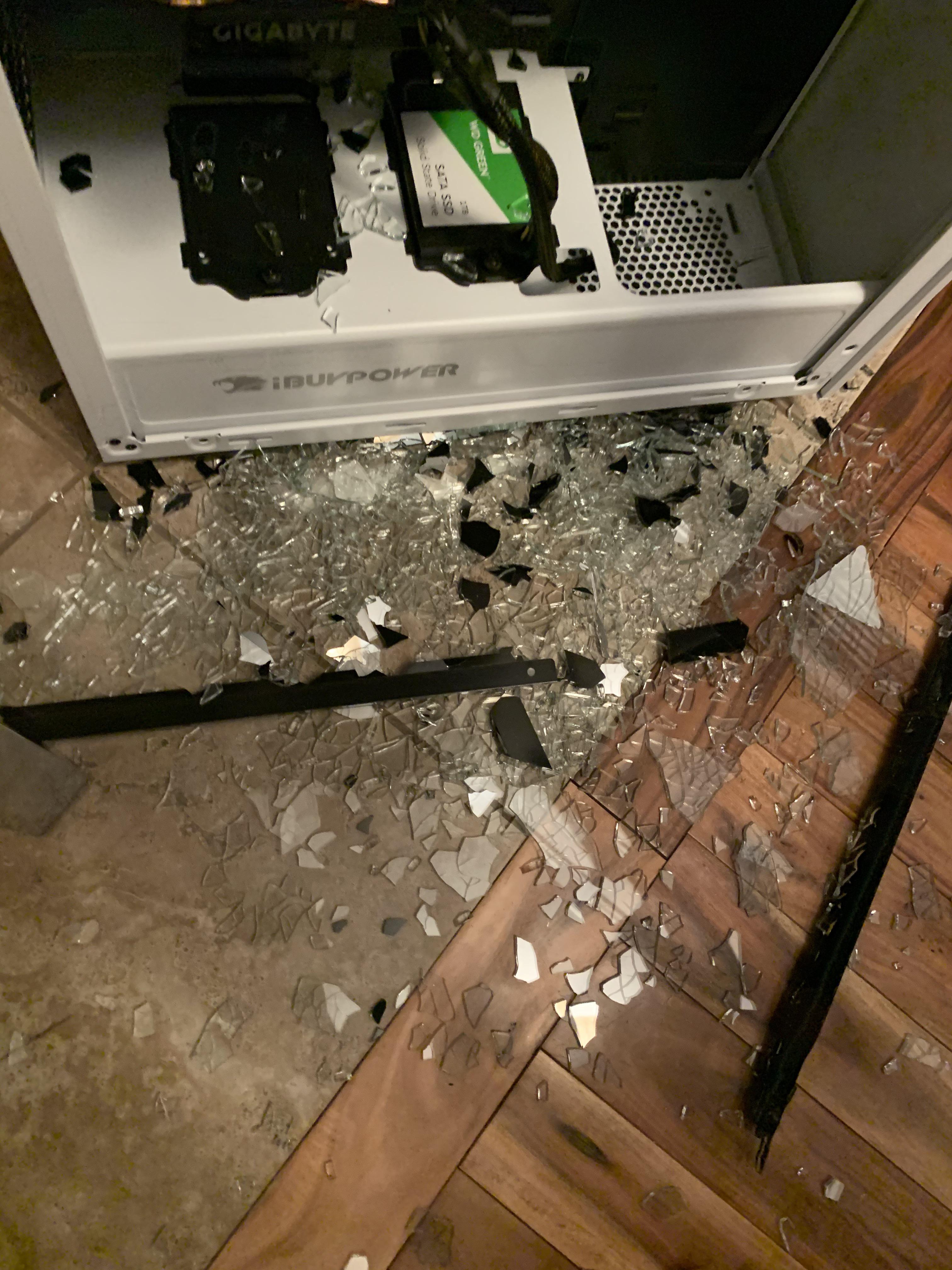 Don't buy tempered glass PC cases