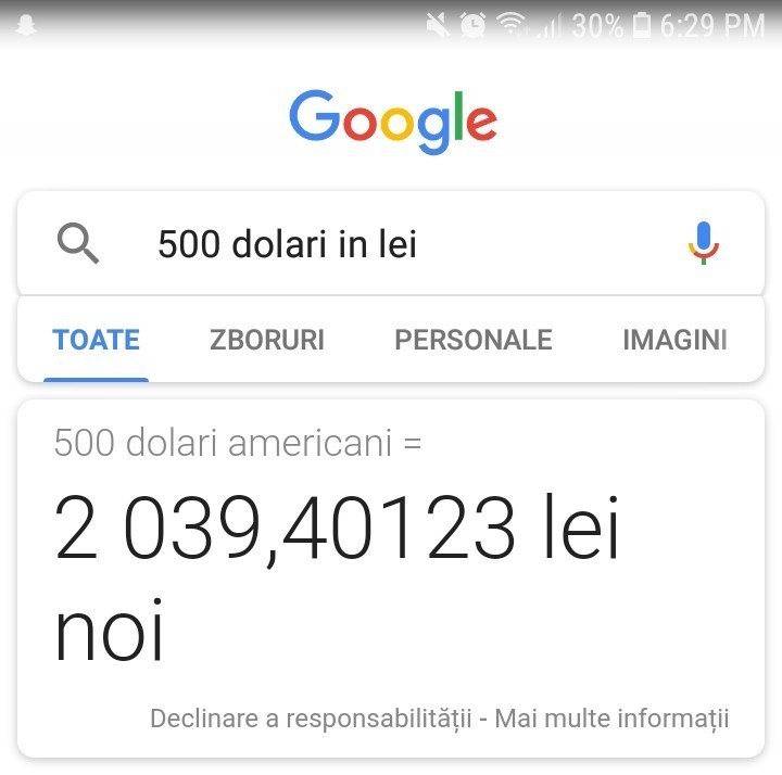 În 30 decembrie 2010 | punklollipop98 a răspuns 1 dolar american = 3, 2492007 lei noi deci cam 82, 5 lei. Salut As Vrea Sa Imi SpuneÈ›i Cat InseamnÄƒ 500 De Dolari In Lei MulÈ›umesc Brainly Ro