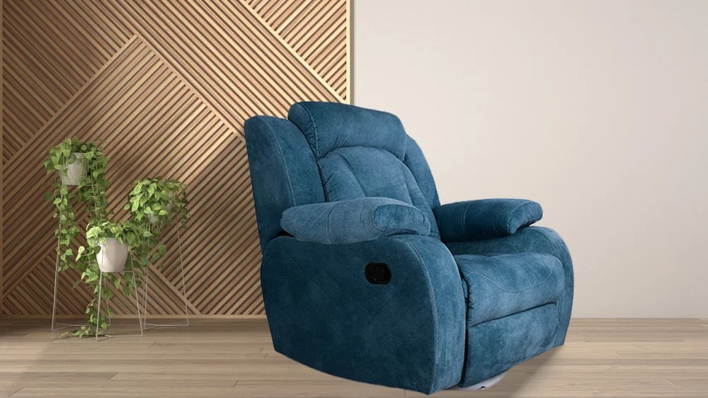Turquoise Recliner Chair AD014 • Ro2ya Home • Buy Recliner Online