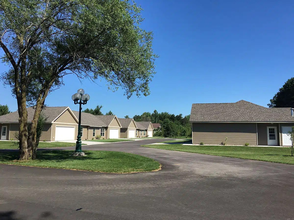 Evergreen Terrace Townhomes Courtyard Property Management