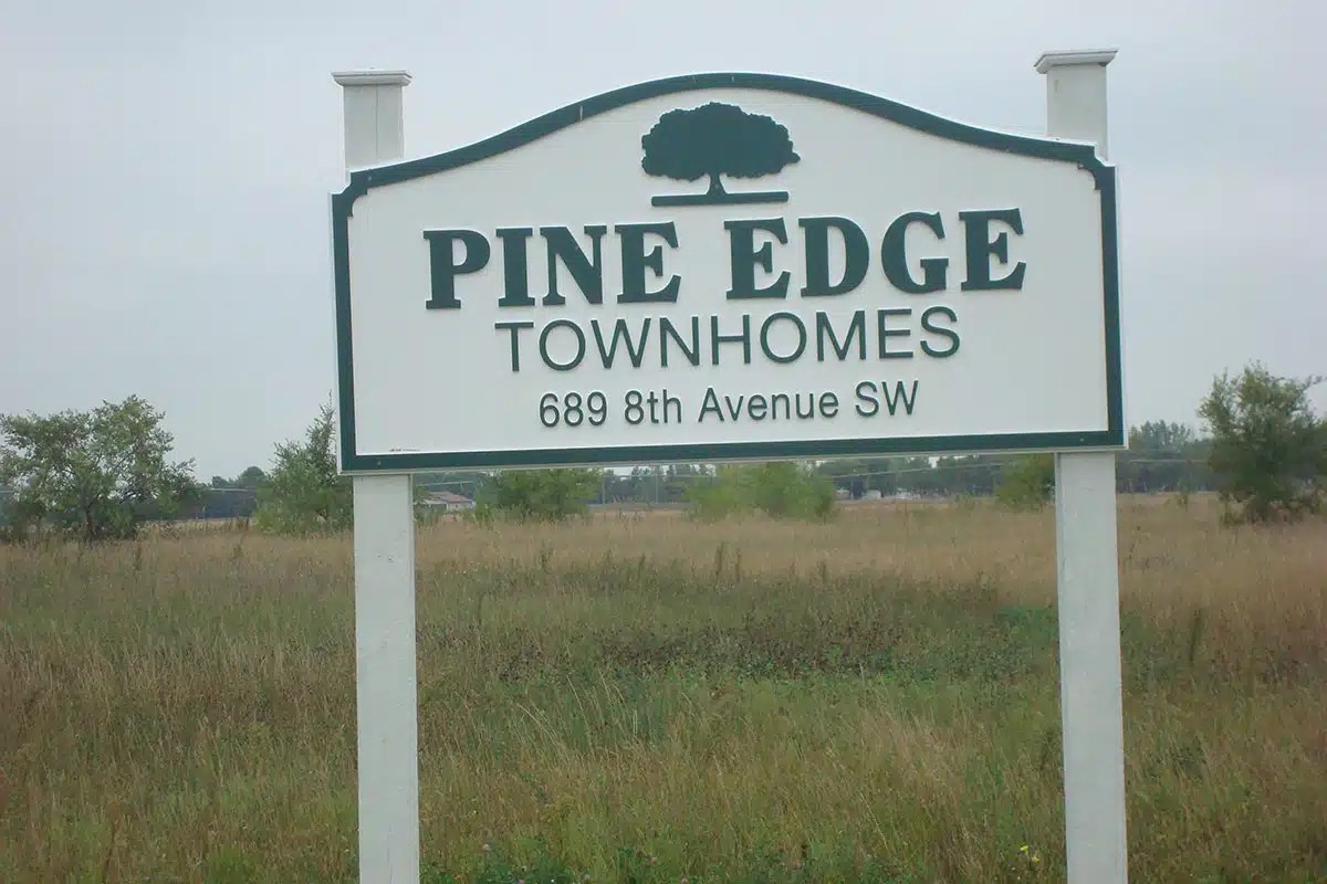 Pine Edge Townhomes Courtyard Property Management