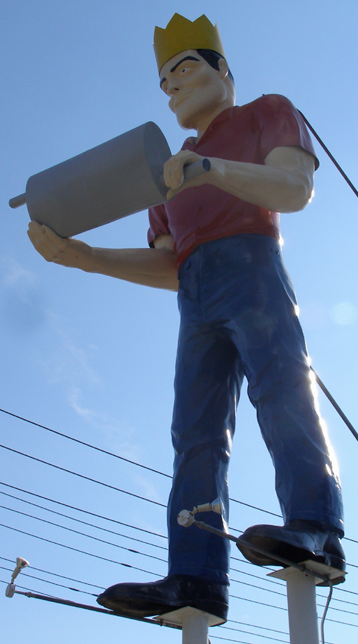 International Fiberglass Giant Men Statues