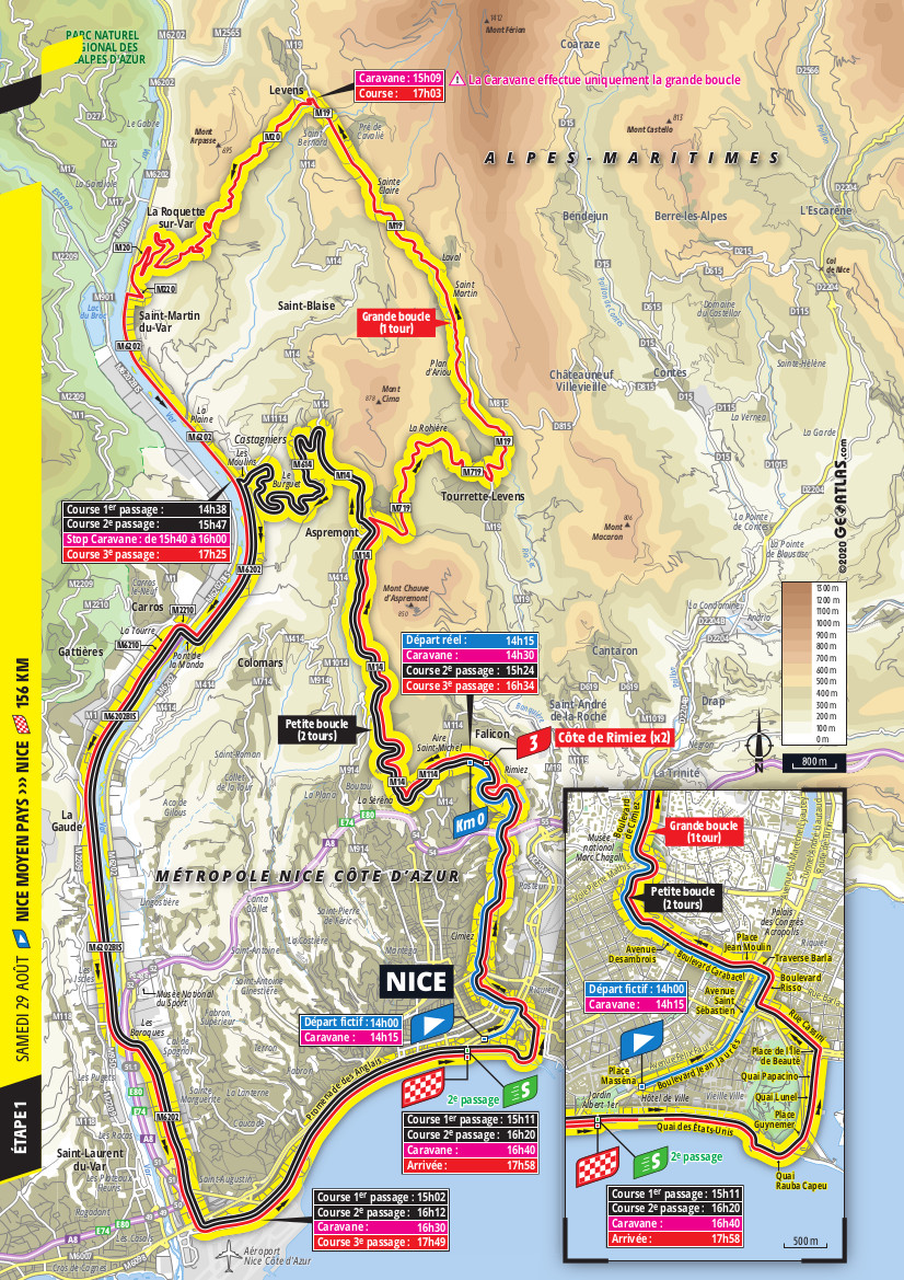 2020 Tour de France Stage 1 Route Preview Road Bike Action