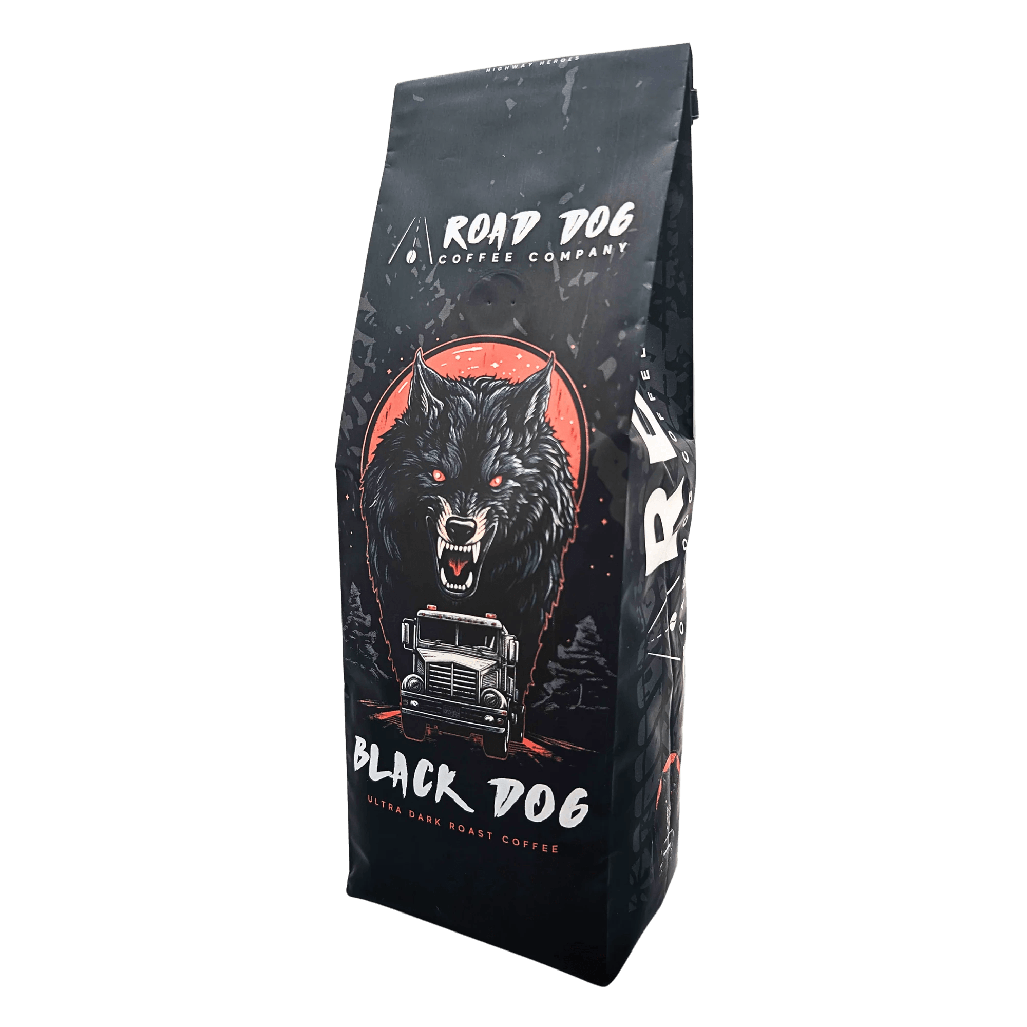 Black Dog Blend Dark, Bold, Road Dog Coffee Road