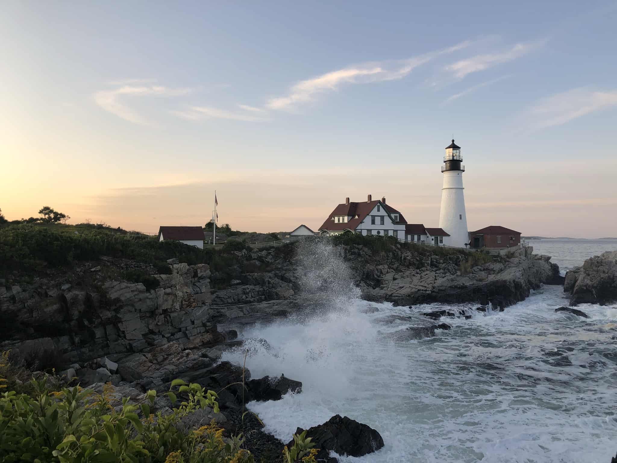 Monday Morning Moment Portland Head Light Sunset, Cape Elizabeth, ME