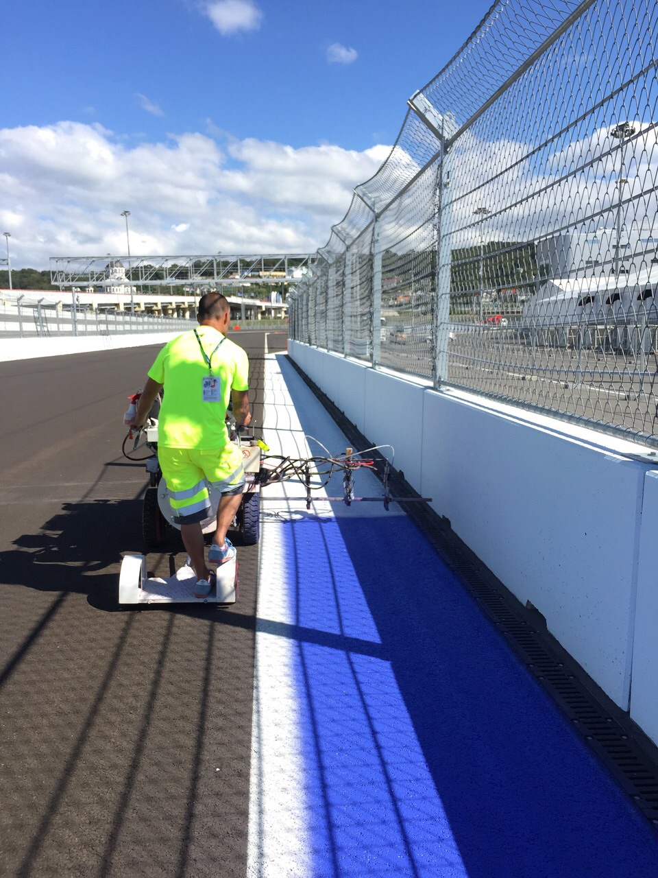 Track Markings & RunOff Painting at Sochi F1 Circuit Roadgrip