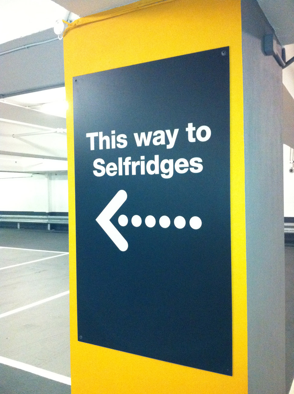 Car Park Refurbishment at Selfridges, London Roadgrip