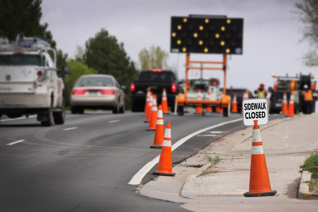 Lane Closures Road Guidance Managment