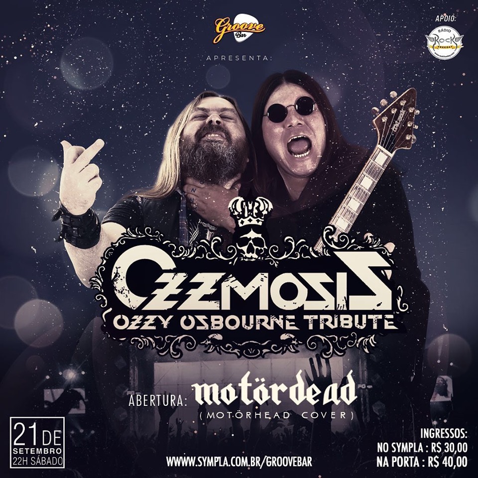 Ozzmosis Ozzy Osbourne Tribute no Groove Bar Salvador Roadie Crew