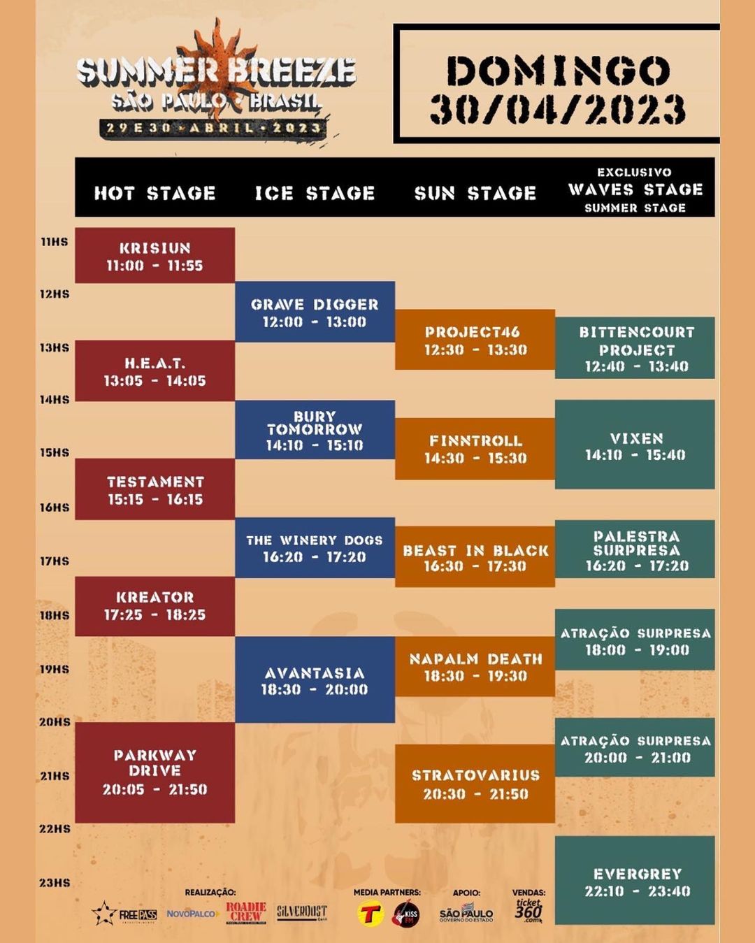 SUMMER BREEZE (SÃO PAULO/SP) Roadie Crew