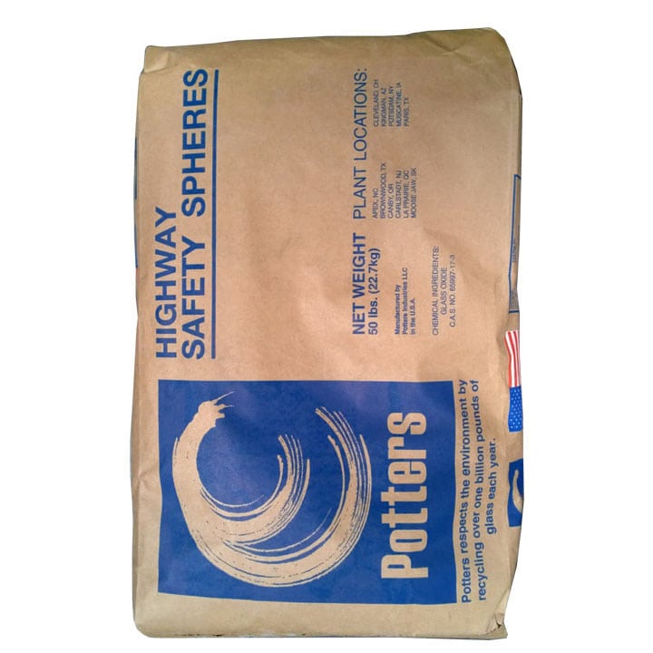 Potters Highway Glass Bead 25KG Bag Roadly