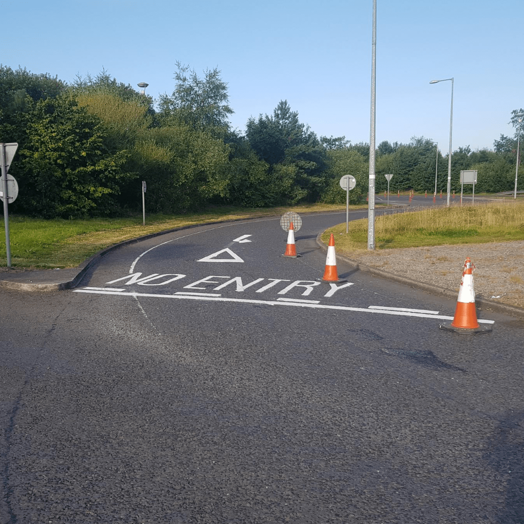 Road Line Marking Gallery Road Marking Line Painting Dublin Ireland