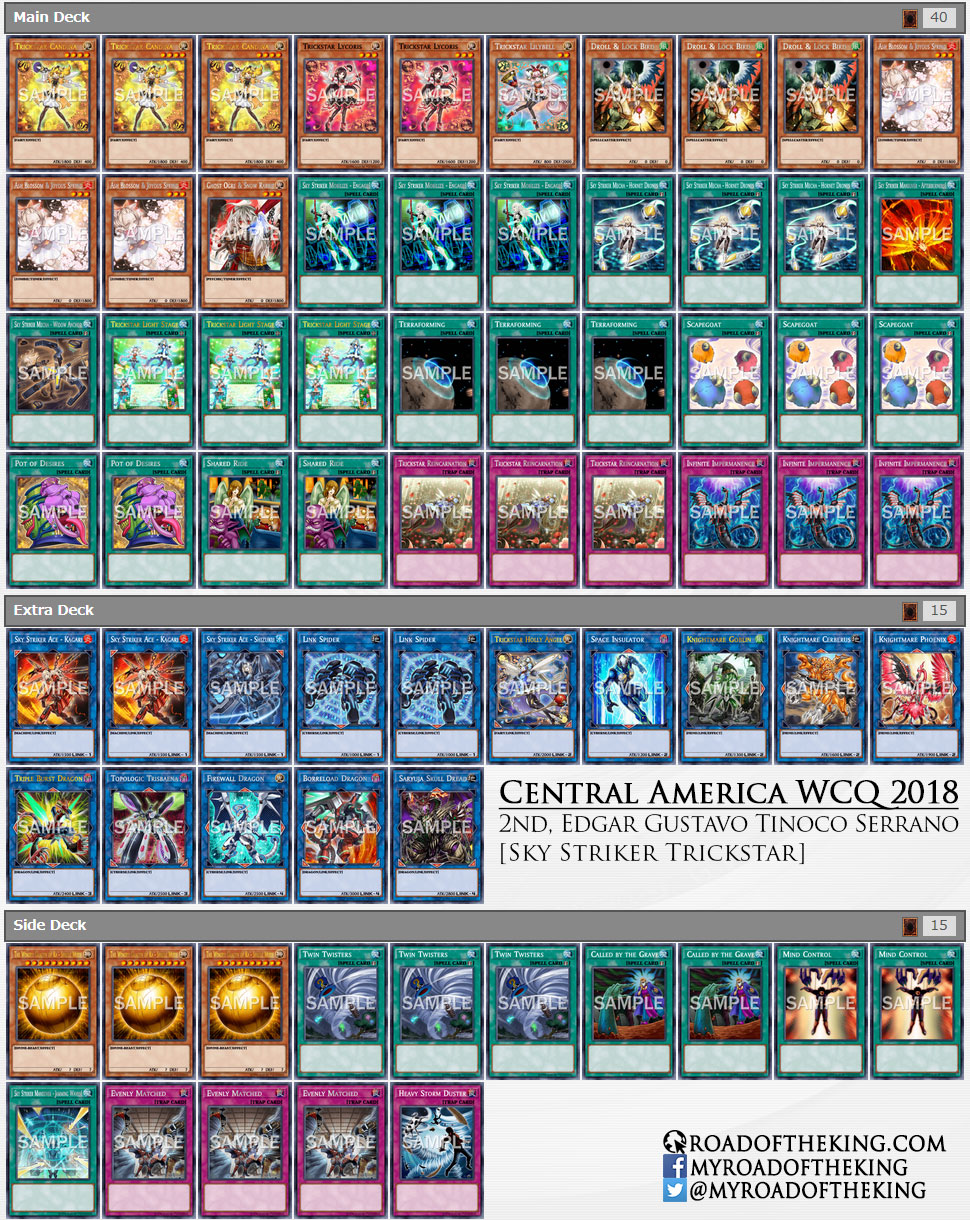 YuGiOh! Central America WCQ 2018 Road of the King