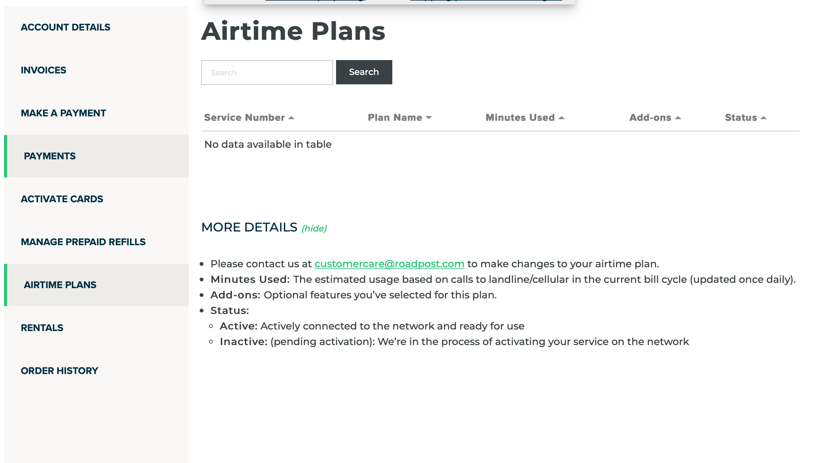 How do I find my satellite phone number and other service information